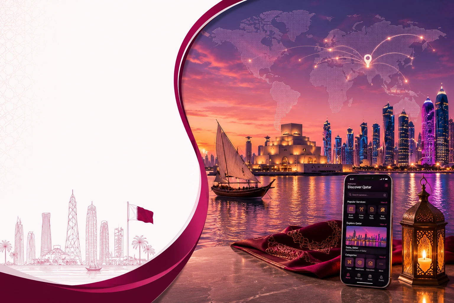 Mobile app development company in Qatar — custom business applications for Doha and nationwide
