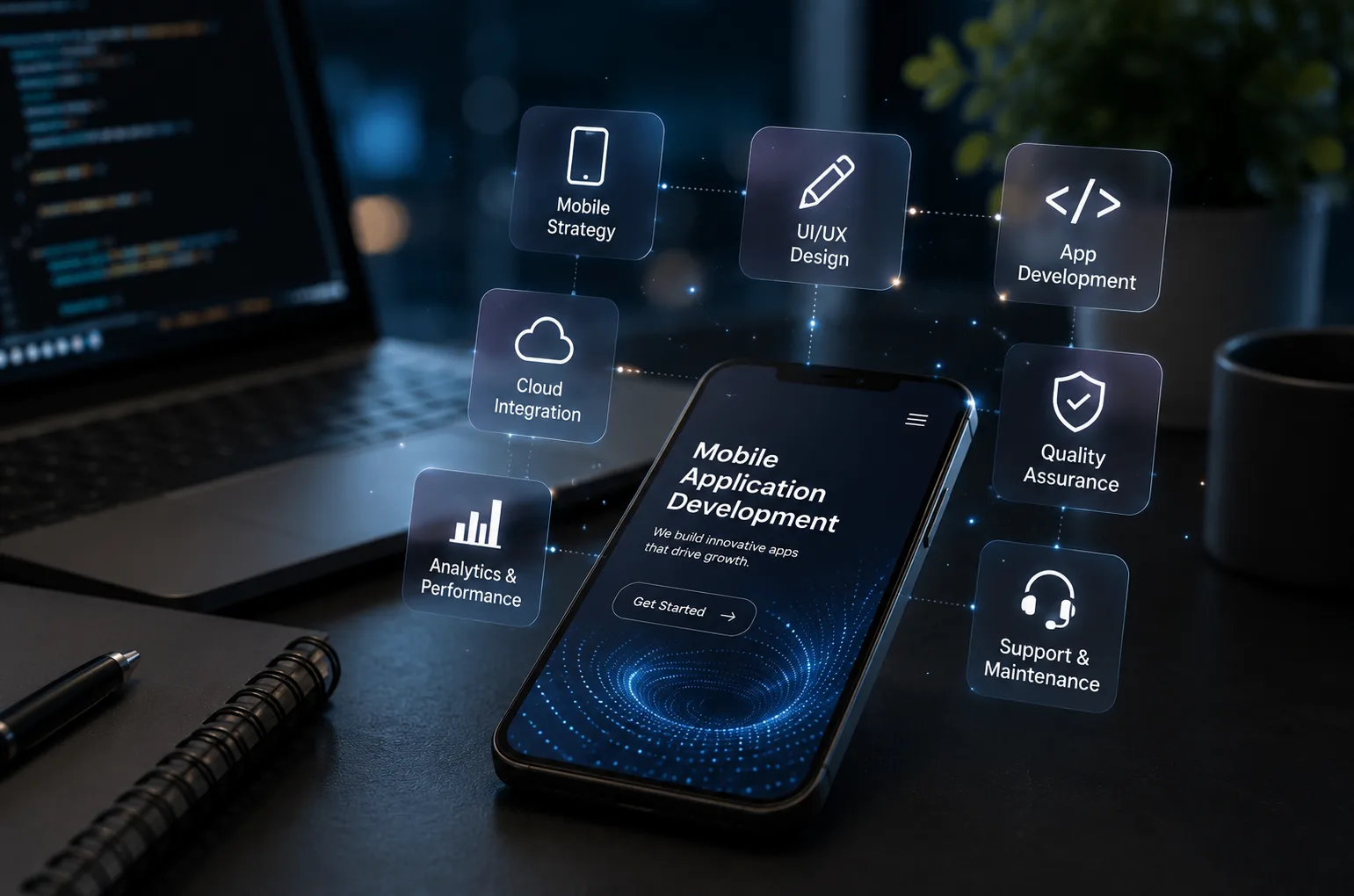 Singapore mobile app development process — discovery, design, development, testing, and launch