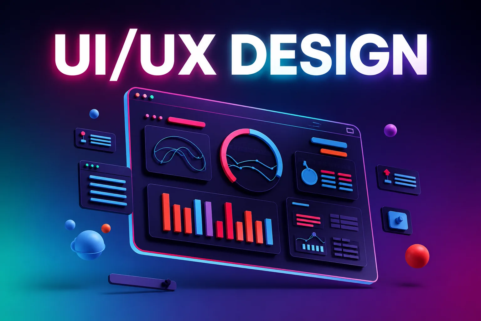 UI UX design interface mockups — first impressions in digital product design