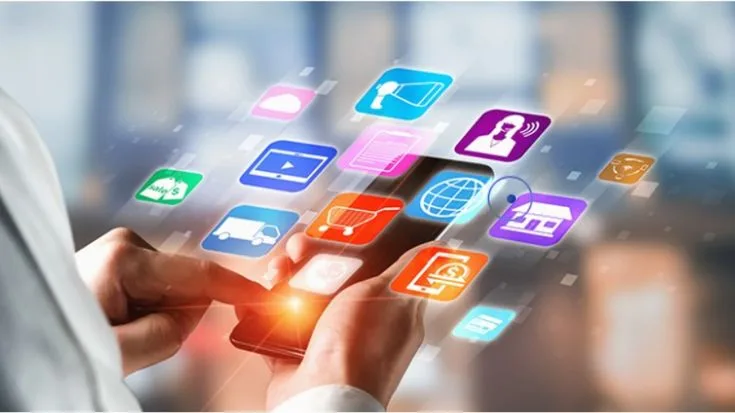 Custom mobile app development process — discovery, design, development, testing, and launch